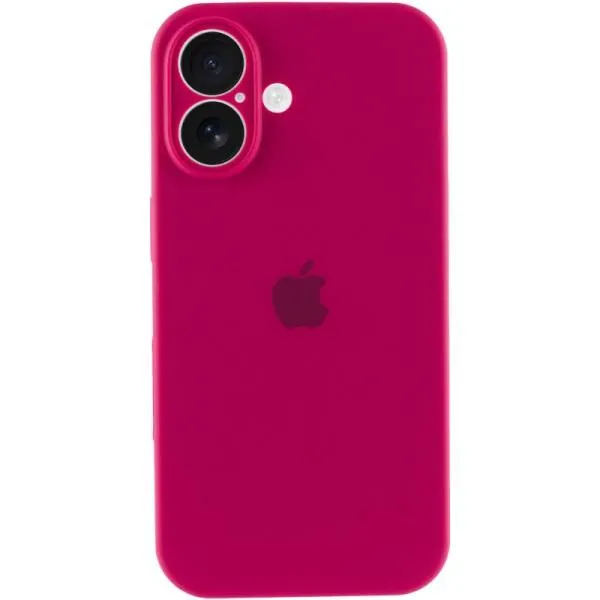 Чохол Silicone Case Full Camera Protective (AA) для Apple iPhone 16 Plus (6.7") — Червоний — фото 5 Чохол Silicone Case Full Camera Protective (AA) для Apple iPhone 16 Plus (6.7") — Червоний — фото 5