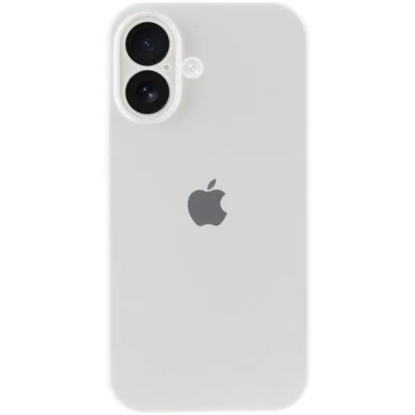Чохол Silicone Case Full Camera Protective (AA) для Apple iPhone 16 Plus (6.7") — Білий — фото 2
