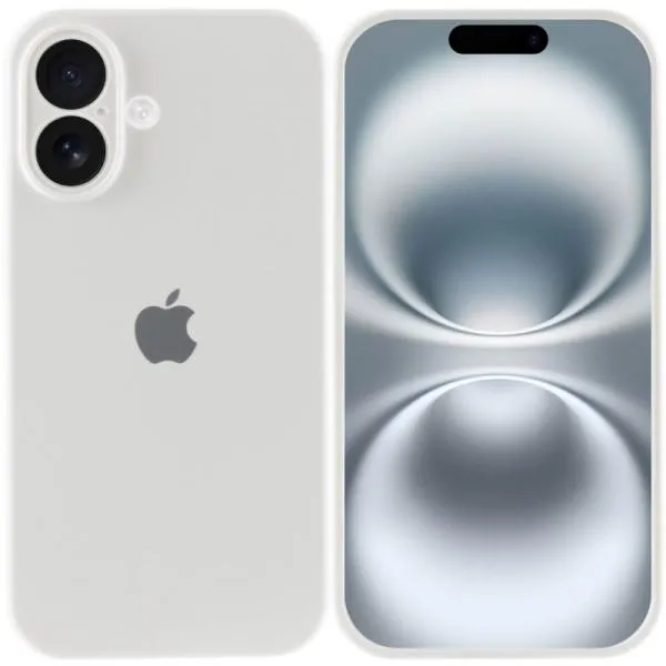 Чохол Silicone Case Full Camera Protective (AA) для Apple iPhone 16 Plus (6.7") — Білий — фото 3