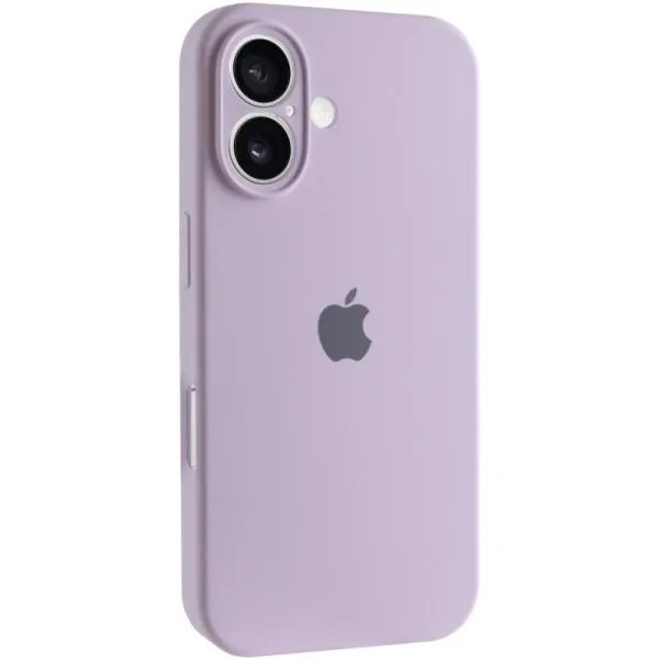 Чохол Silicone Case Full Camera Protective (AA) для Apple iPhone 16 Plus (6.7") — Бузковий — фото 1