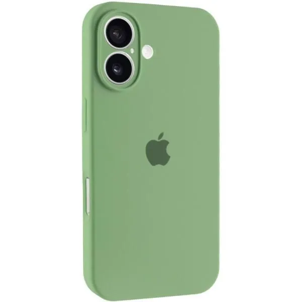 Чохол Silicone Case Full Camera Protective (AA) для Apple iPhone 16 Plus (6.7") — М'ятний — фото 1