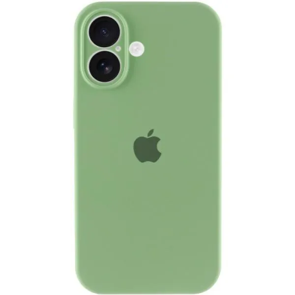 Чохол Silicone Case Full Camera Protective (AA) для Apple iPhone 16 Plus (6.7") — М'ятний — фото 5