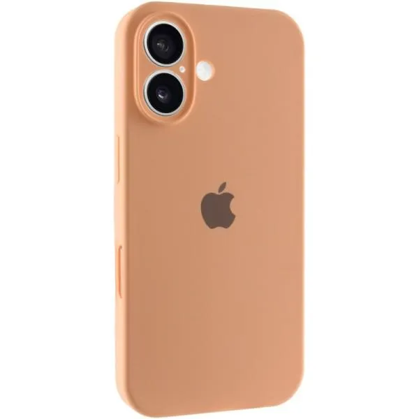 Чохол Silicone Case Full Camera Protective (AA) для Apple iPhone 16 Plus (6.7") — Помаранчевий — фото 1 Чохол Silicone Case Full Camera Protective (AA) для Apple iPhone 16 Plus (6.7") — Помаранчевий — фото 1