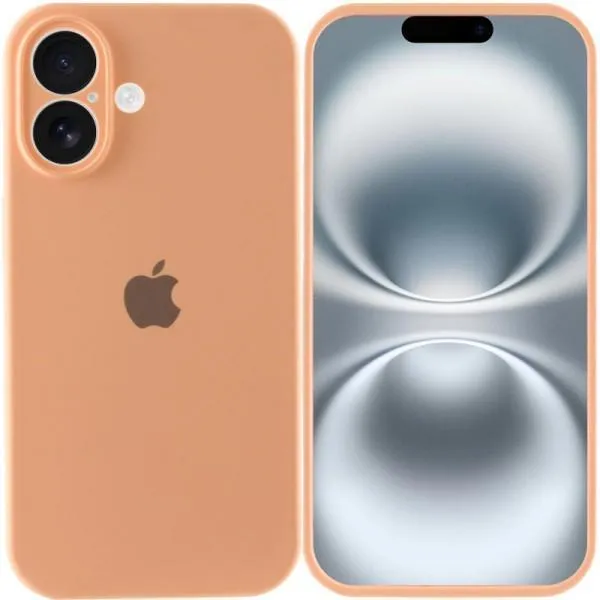 Чохол Silicone Case Full Camera Protective (AA) для Apple iPhone 16 Plus (6.7") — Помаранчевий — фото 2 Чохол Silicone Case Full Camera Protective (AA) для Apple iPhone 16 Plus (6.7") — Помаранчевий — фото 2