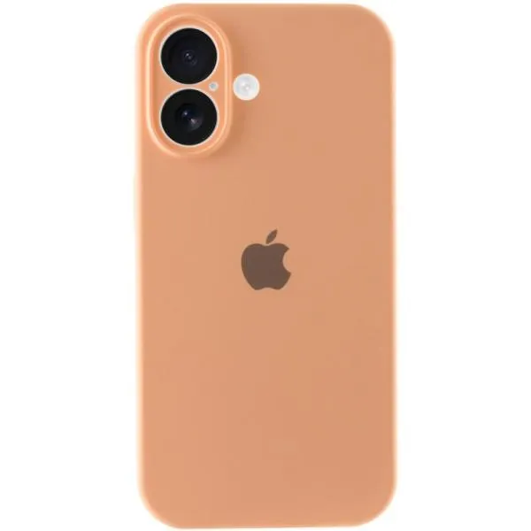Чохол Silicone Case Full Camera Protective (AA) для Apple iPhone 16 Plus (6.7") — Помаранчевий — фото 5 Чохол Silicone Case Full Camera Protective (AA) для Apple iPhone 16 Plus (6.7") — Помаранчевий — фото 5