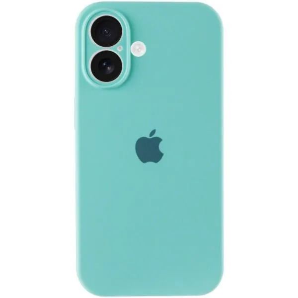 Чохол Silicone Case Full Camera Protective (AA) для Apple iPhone 16 Plus (6.7") — Бірюзовий — фото 2