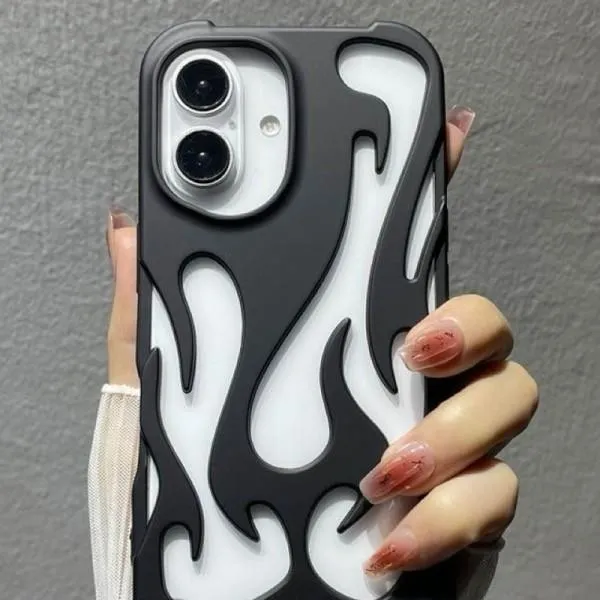 Чохол TPU WinFire для Apple iPhone 16 Plus (6.7") — Чорний — фото 3