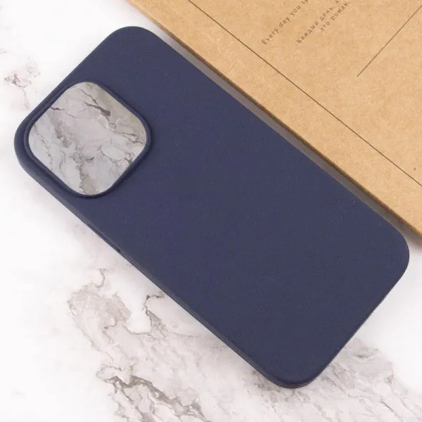 Чехол Silk Full Protective (AA) NO LOGO для Apple iPhone 16 Plus (6.7") — Темно-синий — фото 3
