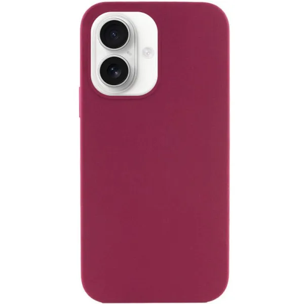 Чехол Silk Full Protective (AA) NO LOGO для Apple iPhone 16 Plus (6.7") — Бордовый — фото 4