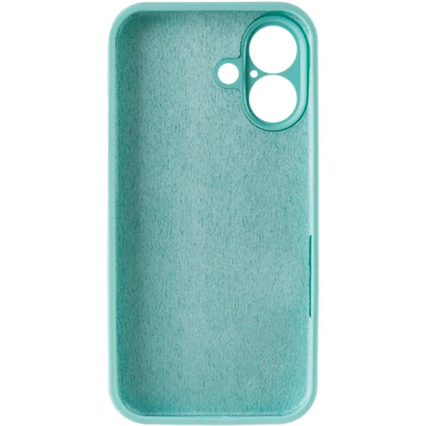 Чехол Silk Full Camera Protective (AA) NO LOGO для Apple iPhone 16 Plus (6.7") — Бирюзовый — фото 3 Чехол Silk Full Camera Protective (AA) NO LOGO для Apple iPhone 16 Plus (6.7") — Бирюзовый — фото 3