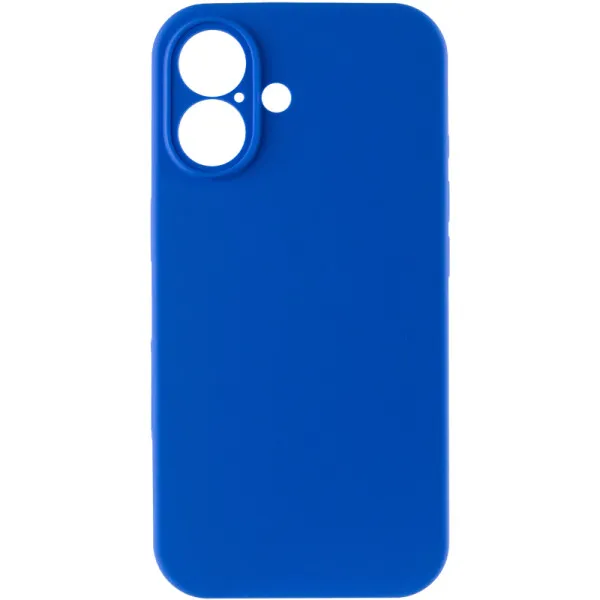 Чехол Silk Full Camera Protective (AA) NO LOGO для Apple iPhone 16 Plus (6.7") — Синий — фото 2