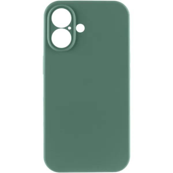 Чехол Silk Full Camera Protective (AA) NO LOGO для Apple iPhone 16 Plus (6.7") — Зеленый — фото 2