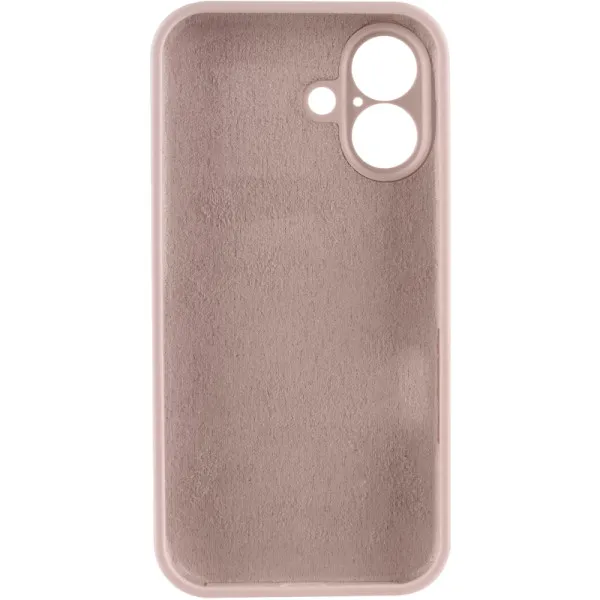 Чехол Silk Full Camera Protective (AA) NO LOGO для Apple iPhone 16 Plus (6.7") — Розовый — фото 3