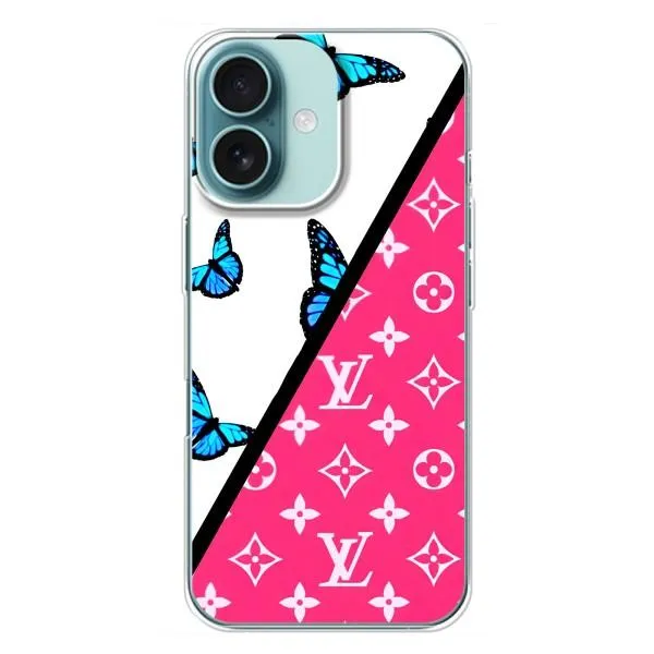 Чохол з принтом «Мода LV» для iPhone 16 Plus
