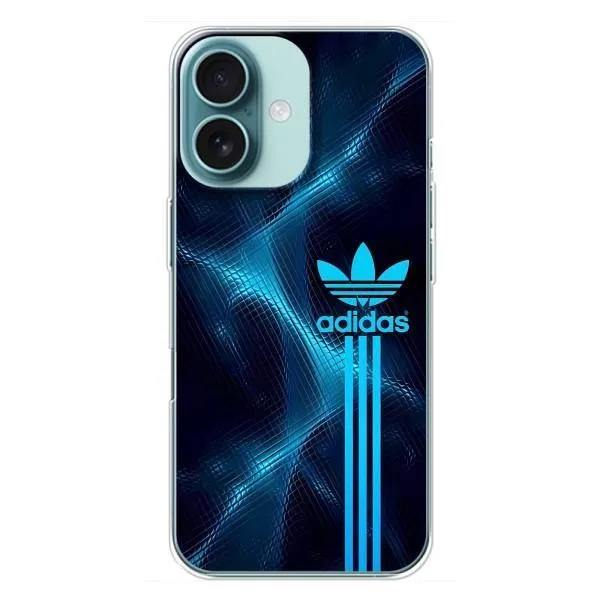 Чохол з принтом «Синій Адідас» для iPhone 16 Plus