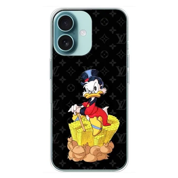 Чехол с принтом «Богатство Макдака» для iPhone 16 Plus