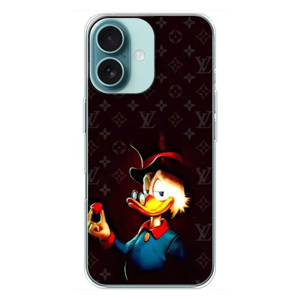 Чехол с принтом «Скрудж с бриллиантом» для iPhone 16 Plus