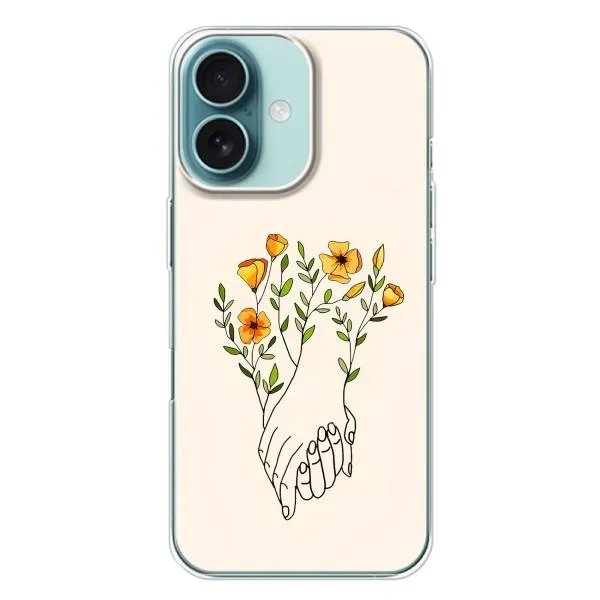 Чохол з принтом «Руки любві» для iPhone 16 Plus