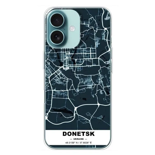 Чохол з принтом «Донецьк» для iPhone 16 Plus