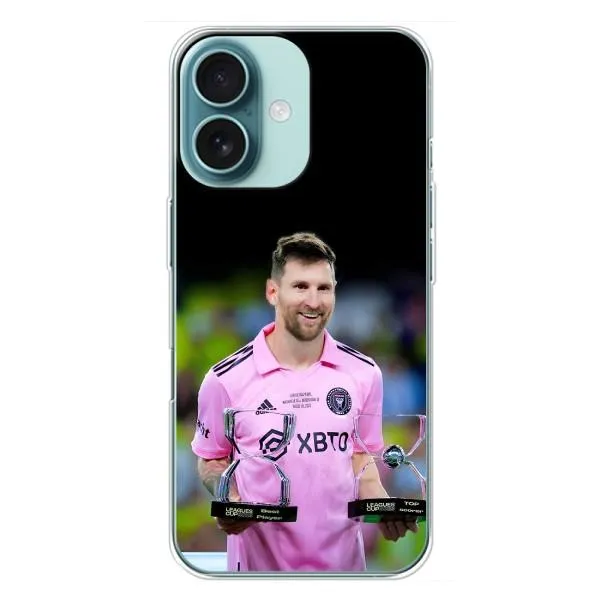 Чохол з принтом «Кубки Мессі» для iPhone 16 Plus