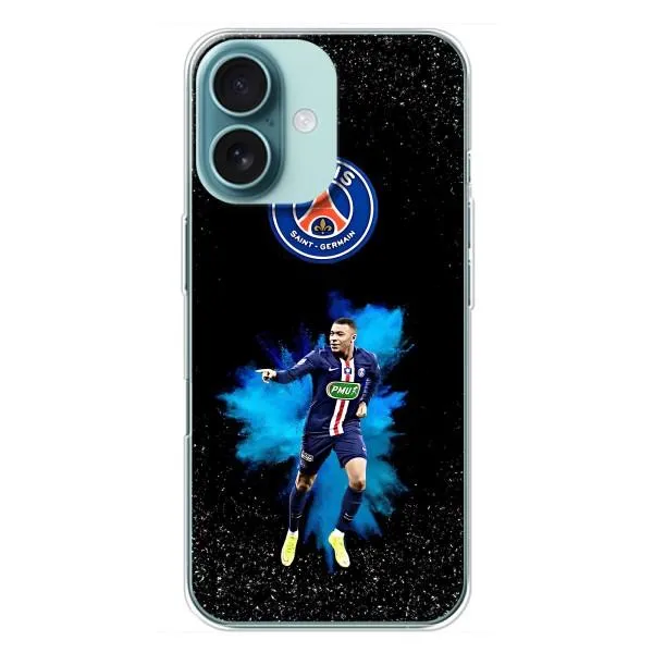 Чохол з принтом «Мбаппе ПСЖ» для iPhone 16 Plus