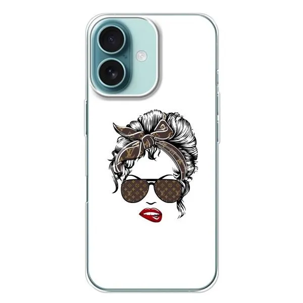Чехол с принтом «стильная с луи витон» для iPhone 16 Plus