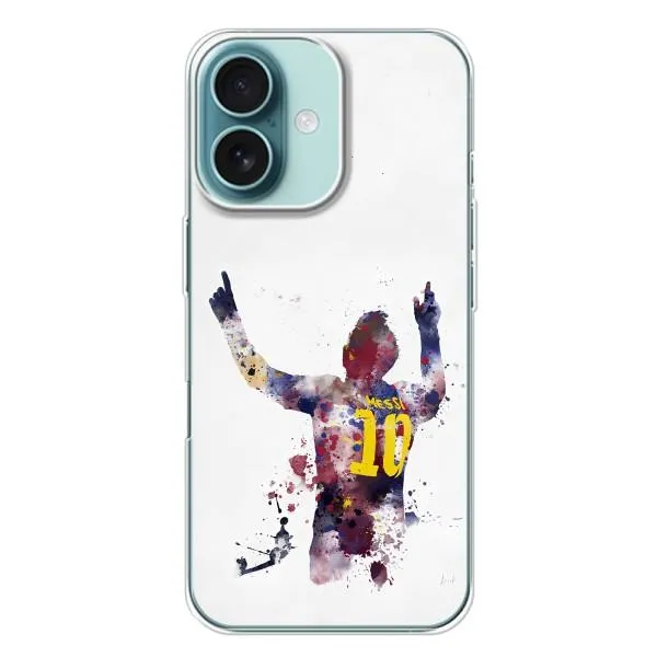 Чохол з принтом «Messi Barca» для iPhone 16 Plus