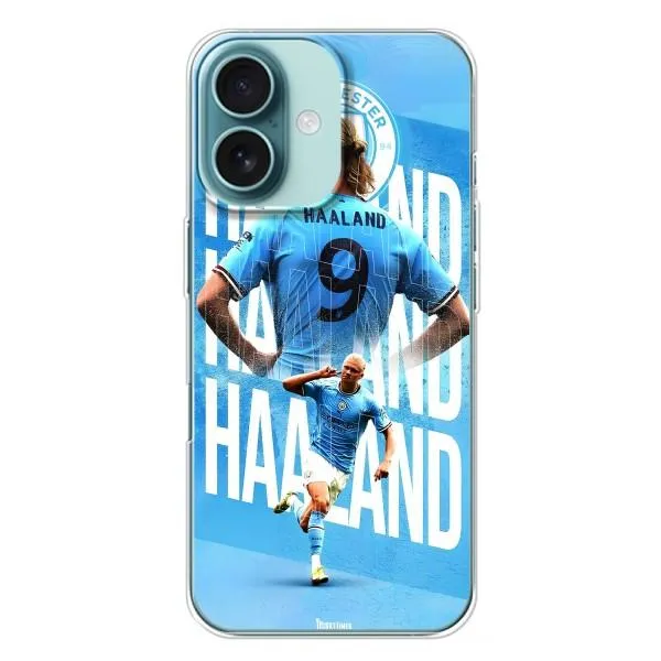 Чехол с принтом «Erling Haaland» для iPhone 16 Plus