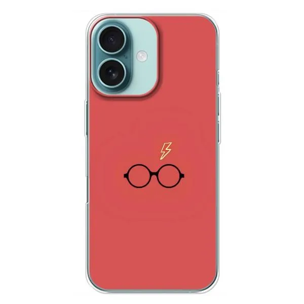 Чехол с принтом «шрам и очки» для iPhone 16 Plus