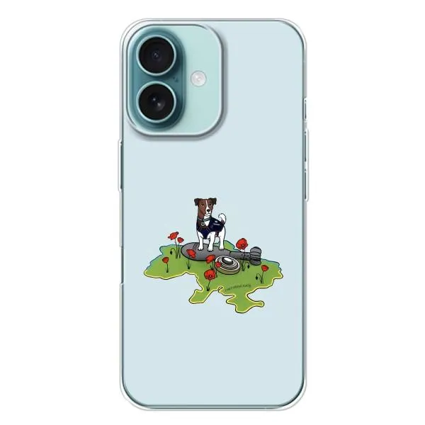 Чехол с принтом «Сапер Пес» для iPhone 16 Plus Чехол с принтом «Сапер Пес» для iPhone 16 Plus