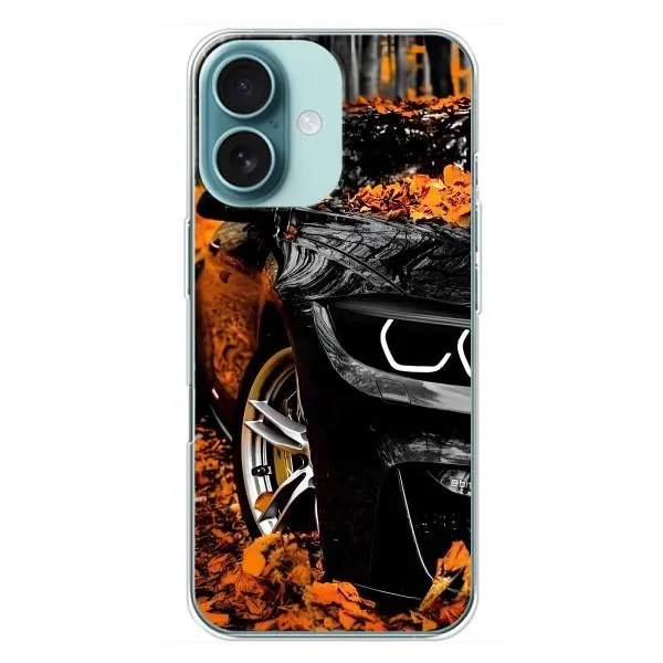 Чохол з принтом «Чорна Машина» для iPhone 16 Plus