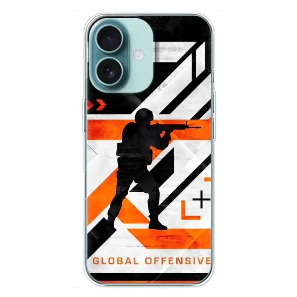 Чохол з принтом «Cs:Go» для iPhone 16 Plus