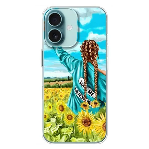 Чохол з принтом «Україночка» для iPhone 16 Plus
