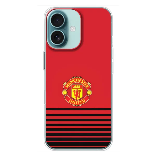 Чохол з принтом «manchester united» для iPhone 16 Plus