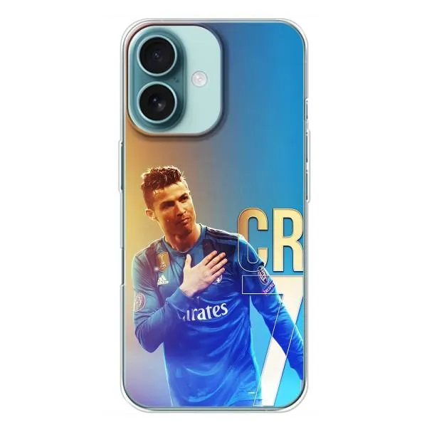Чохол з принтом «CR7 Real» для iPhone 16 Plus