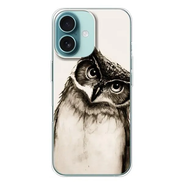 Чохол з принтом «Сова» для iPhone 16 Plus