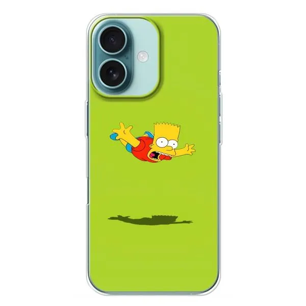 Чохол з принтом «Барт Сімпсон» для iPhone 16 Plus