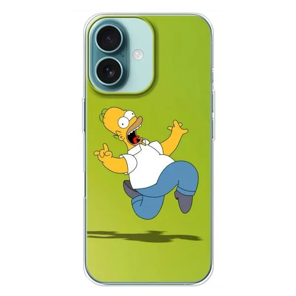 Чохол з принтом «Гомер Сімпсон» для iPhone 16 Plus