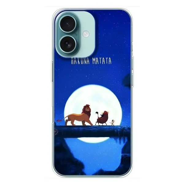 Чохол з принтом «Хакуна Матата» для iPhone 16 Plus Чохол з принтом «Хакуна Матата» для iPhone 16 Plus