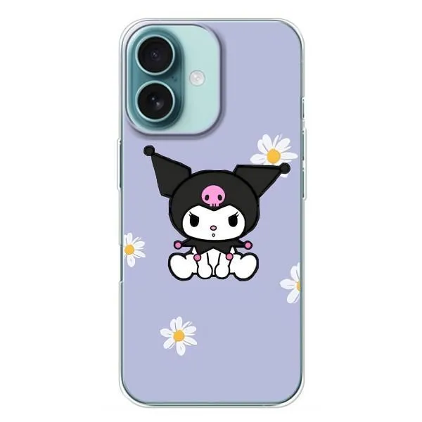 Чехол с принтом «Куроми в цветах» для iPhone 16 Plus