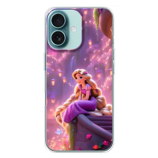 Чохол з принтом «Рапунцель у замку» для iPhone 16 Plus