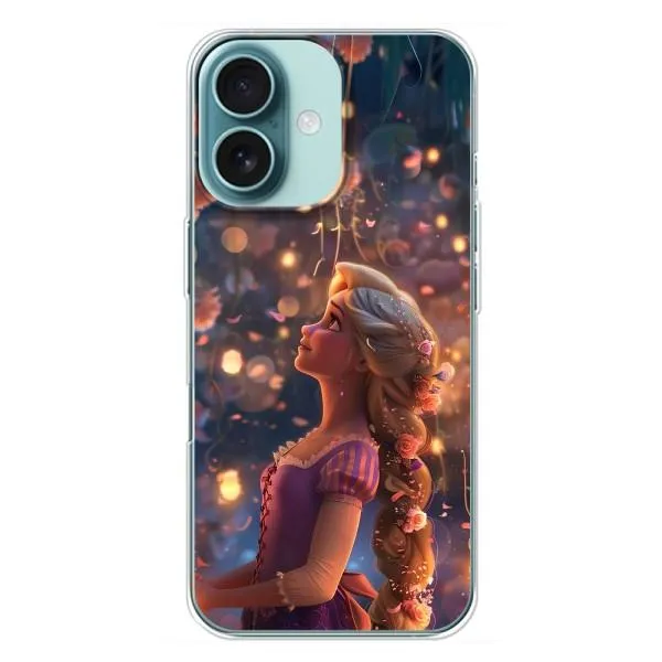 Чохол з принтом «Рапунцель ліхтарики» для iPhone 16 Plus