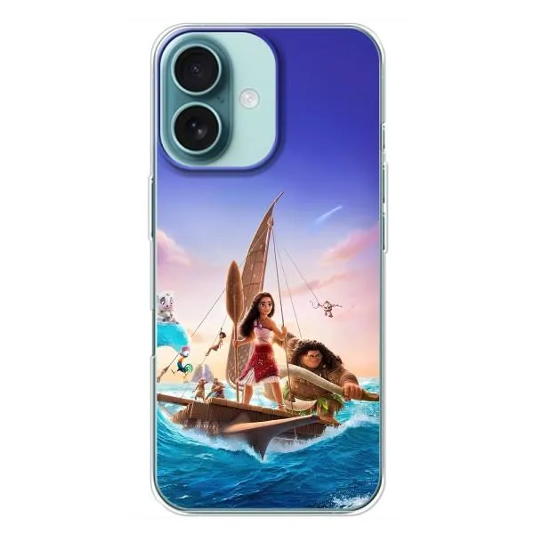Чохол з принтом «Команда Ваяна Мауї» для iPhone 16 Plus Чохол з принтом «Команда Ваяна Мауї» для iPhone 16 Plus