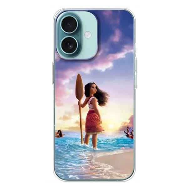 Чохол з принтом «Моана з веслом» для iPhone 16 Plus Чохол з принтом «Моана з веслом» для iPhone 16 Plus