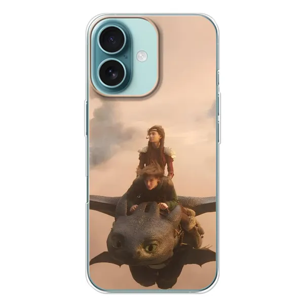 Чохол з принтом «Фільм дракон» для iPhone 16 Plus