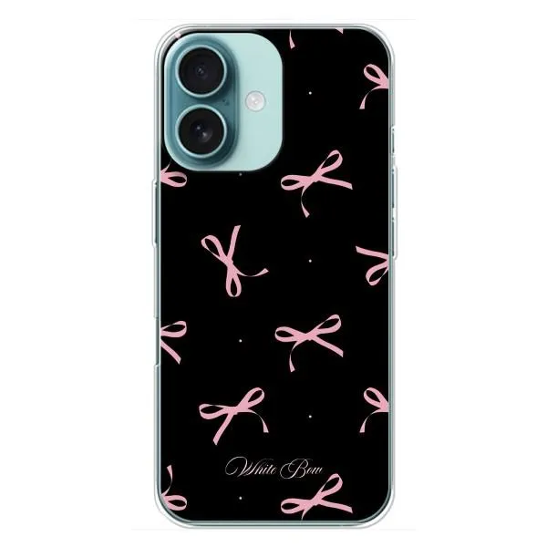 Чохол з принтом «Банти на чорному» для iPhone 16 Plus