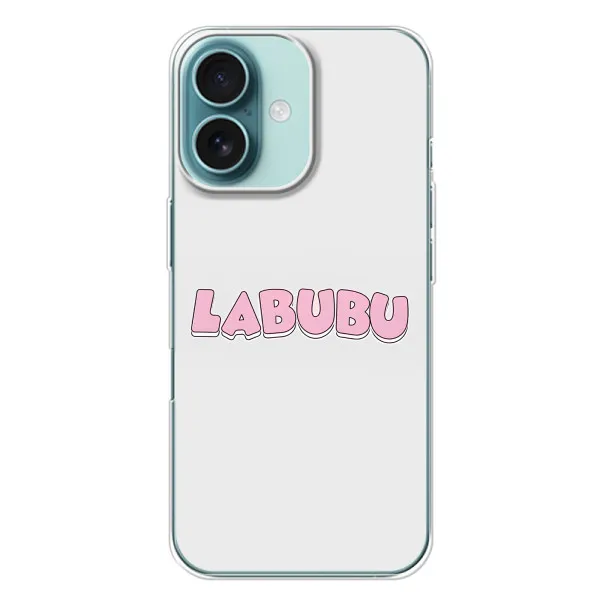 Чехол с принтом «Лого Лабубу» для iPhone 16 Plus