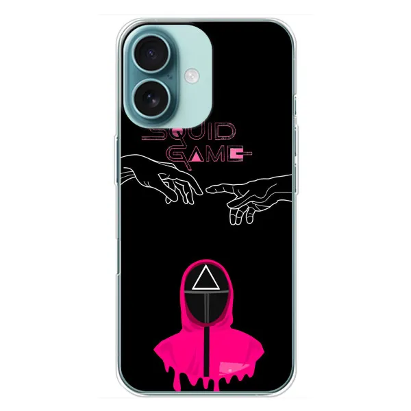 Чохол з принтом «Мінімалізм Гра кальмара» для iPhone 16 Plus Чохол з принтом «Мінімалізм Гра кальмара» для iPhone 16 Plus