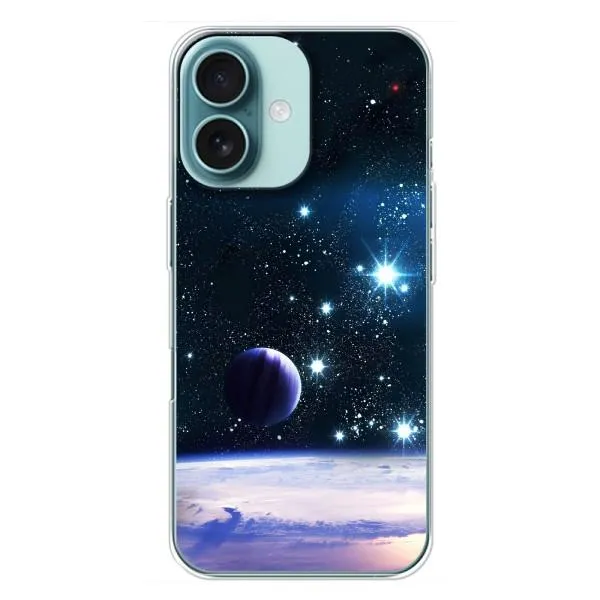 Чохол з принтом «Космічний вид» для iPhone 16 Plus Чохол з принтом «Космічний вид» для iPhone 16 Plus
