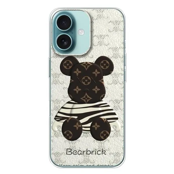 Чохол з принтом «Ведмідь LV» для iPhone 16 Plus